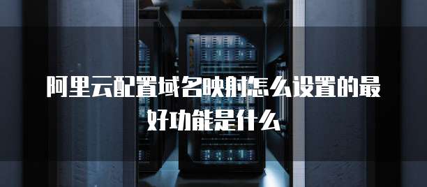 阿里云配置域名映射怎么设置的最好功能是什么