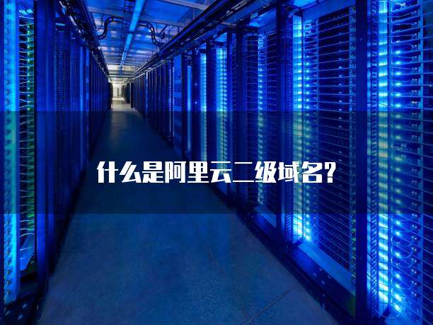 什么是阿里云二级域名?