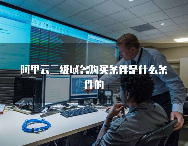阿里云二级域名购买条件是什么条件的