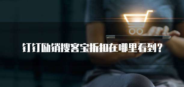 钉钉励销搜客宝折扣在哪里看到？