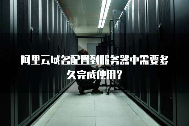 阿里云域名配置到服务器中需要多久完成使用？