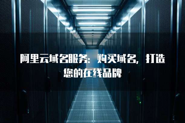 阿里云域名服务:购买域名,打造您的在线品牌