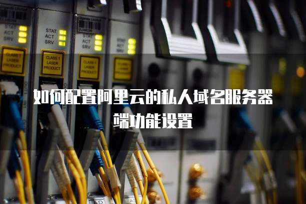 如何配置阿里云的私人域名服务器端功能设置
