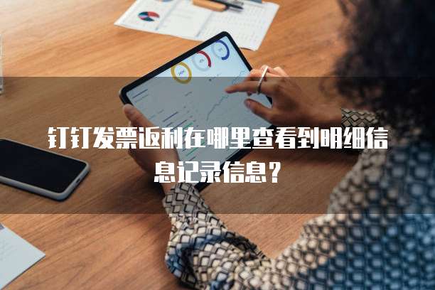 钉钉发票返利在哪里查看到明细信息记录信息?
