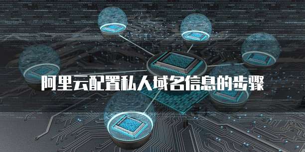 阿里云配置私人域名信息的步骤