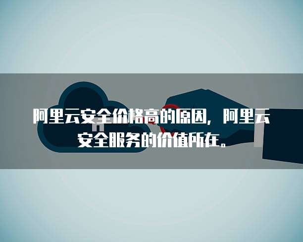 阿里云安全价格高的原因,阿里云安全服务的价值所在。