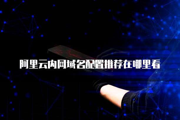 阿里云内网域名配置推荐在哪里看