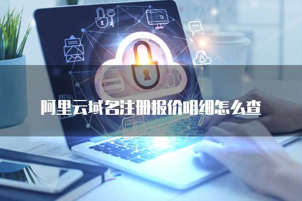 阿里云域名注册报价明细怎么查