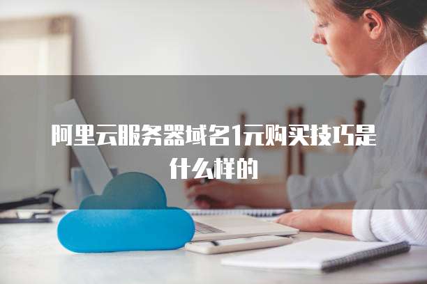 阿里云服务器域名1元购买技巧是什么样的