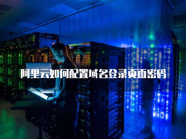 阿里云如何配置域名登录页面密码