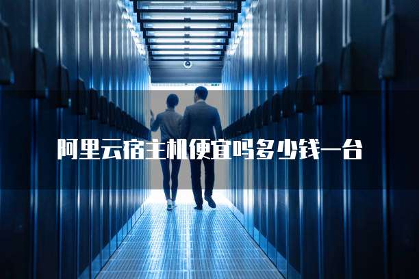 阿里云宿主机便宜吗多少钱一台