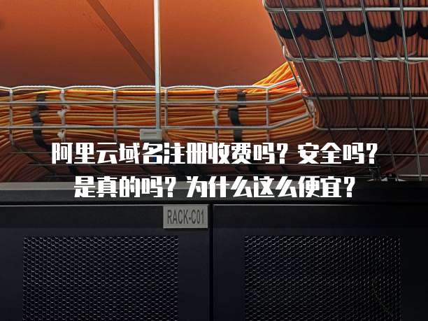 阿里云域名注册收费吗?安全吗?是真的吗?为什么这么便宜?