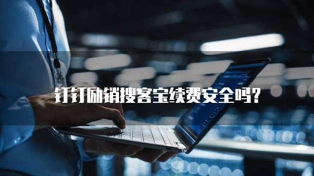 钉钉励销搜客宝续费安全吗？