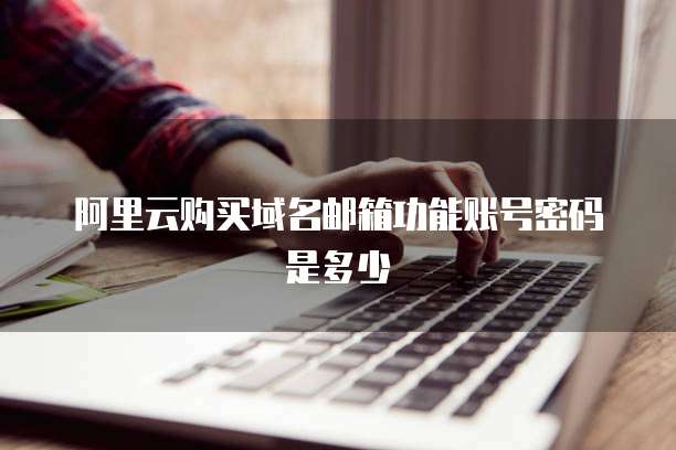 阿里云购买域名邮箱功能账号密码是多少