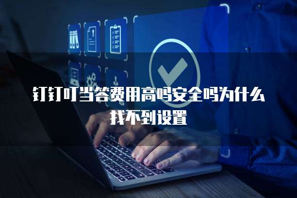 钉钉叮当答费用高吗安全吗为什么找不到设置