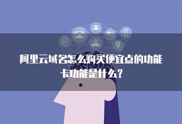 阿里云域名怎么购买便宜点的功能卡功能是什么?