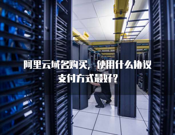 阿里云域名购买,使用什么协议支付方式最好?
