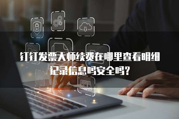 钉钉发票大师续费在哪里查看明细记录信息吗安全吗?