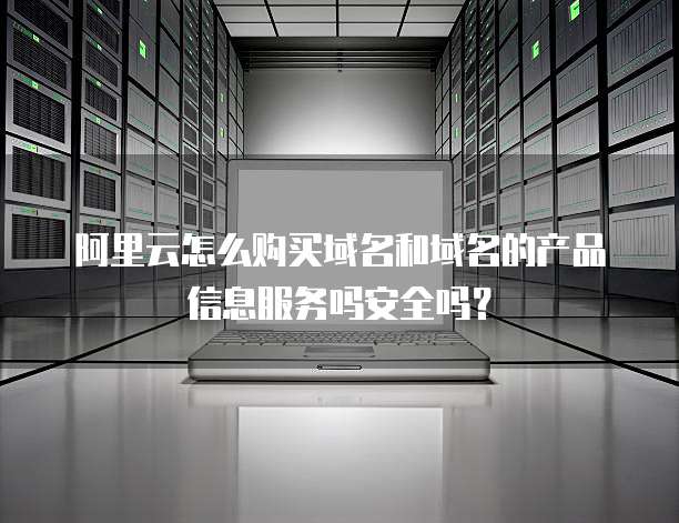 阿里云怎么购买域名和域名的产品信息服务吗安全吗?