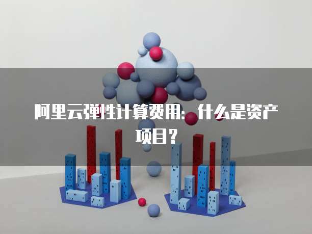 阿里云弹性计算费用:什么是资产项目?