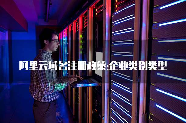 阿里云域名注册政策:企业类别类型