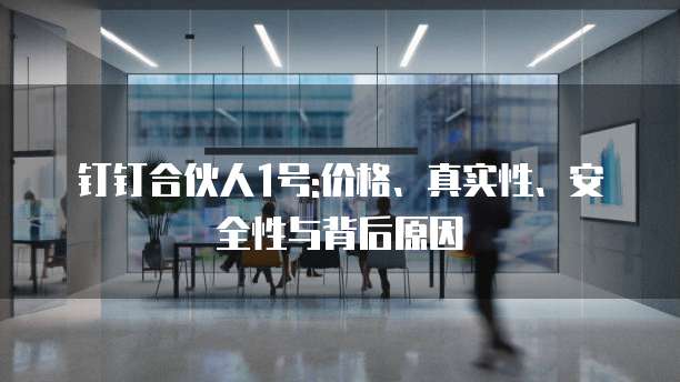 钉钉合伙人1号:价格、真实性、安全性与背后原因