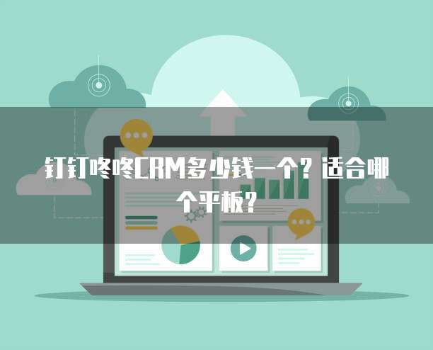 钉钉咚咚CRM多少钱一个?适合哪个平板?