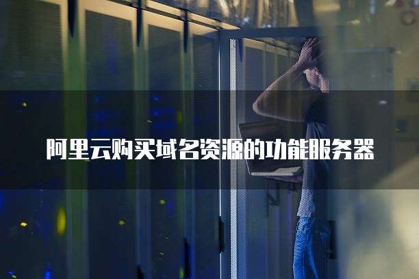 阿里云购买域名资源的功能服务器