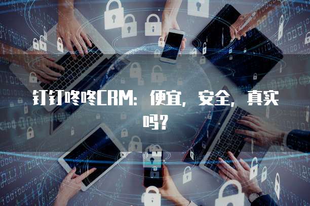 钉钉咚咚CRM:便宜,安全,真实吗?