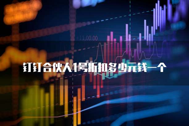 钉钉合伙人1号折扣多少元钱一个