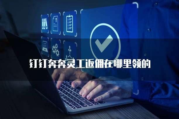 钉钉奔奔灵工返佣在哪里领的