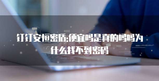 钉钉安恒密盾:便宜吗是真的吗吗为什么找不到密码