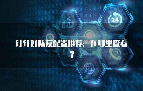 钉钉好队友配置推荐:在哪里查看?
