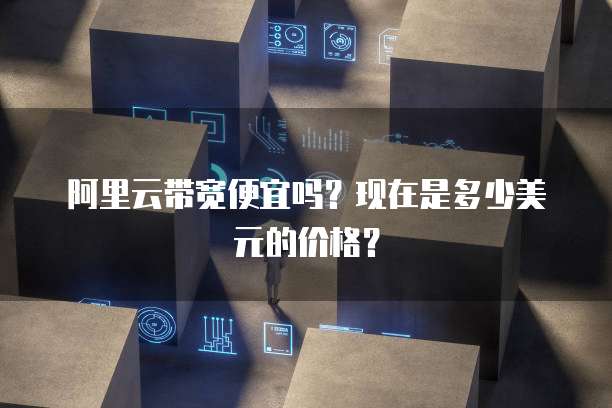 阿里云带宽便宜吗?现在是多少美元的价格?