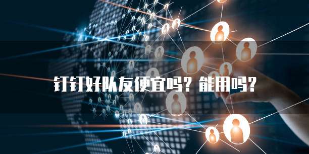 钉钉好队友便宜吗？能用吗？