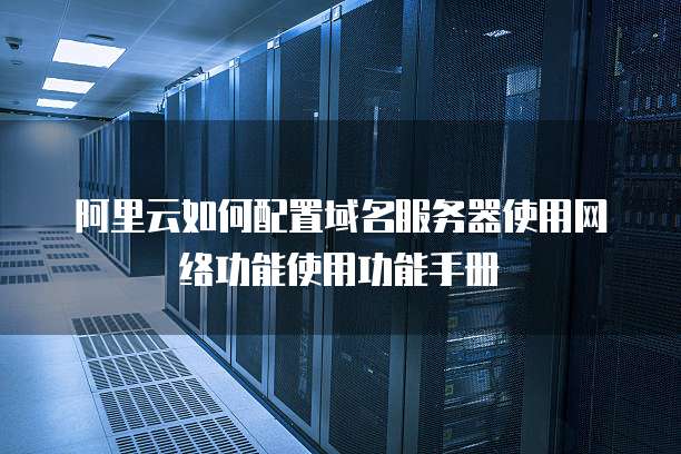 阿里云如何配置域名服务器使用网络功能使用功能手册