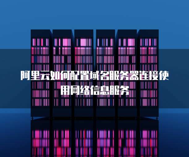 阿里云如何配置域名服务器连接使用网络信息服务
