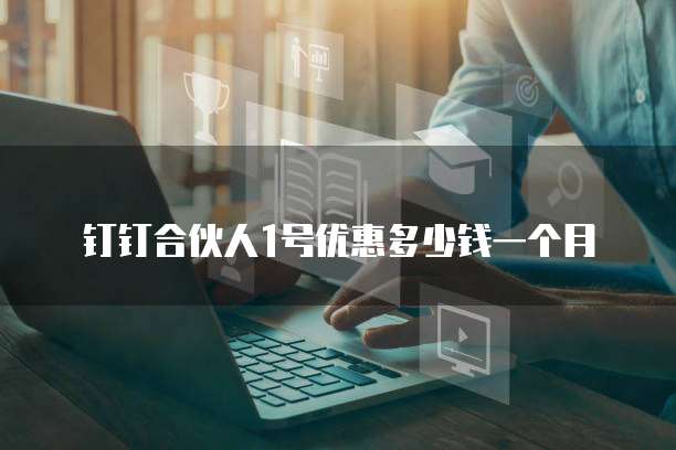 钉钉合伙人1号优惠多少钱一个月