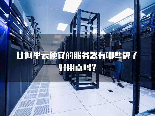 比阿里云便宜的服务器有哪些牌子好用点吗？