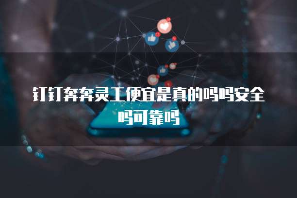 钉钉奔奔灵工便宜是真的吗吗安全吗可靠吗