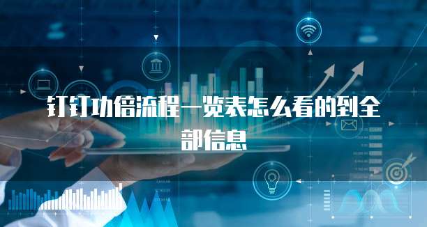 钉钉功倍流程一览表怎么看的到全部信息