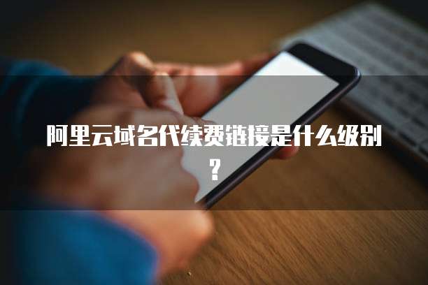 阿里云域名代续费链接是什么级别?