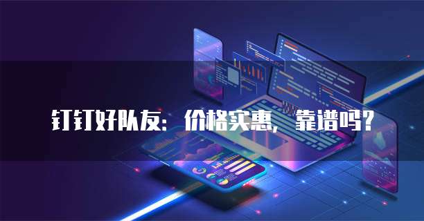 钉钉好队友：价格实惠，靠谱吗？