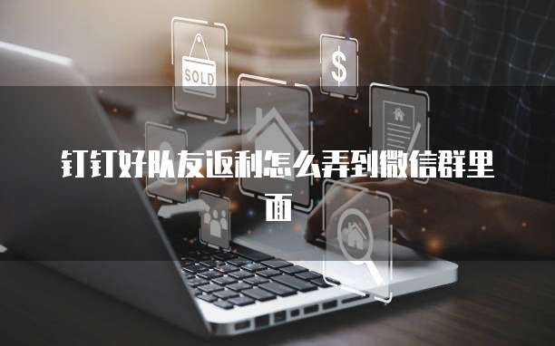 钉钉好队友返利怎么弄到微信群里面