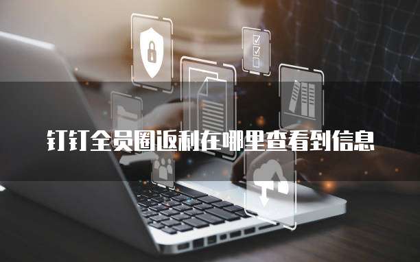 钉钉全员圈返利在哪里查看到信息