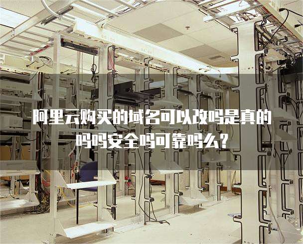 阿里云购买的域名可以改吗是真的吗吗安全吗可靠吗么？
