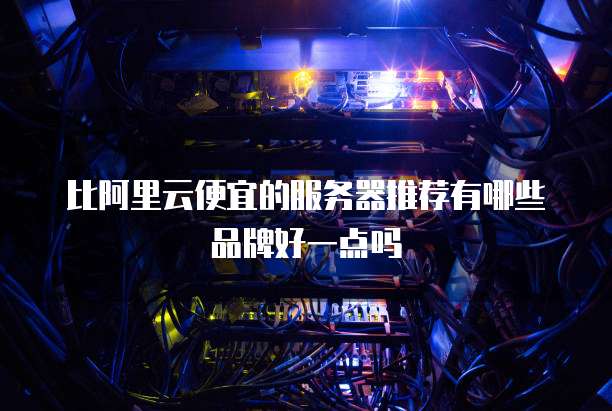比阿里云便宜的服务器推荐有哪些品牌好一点吗