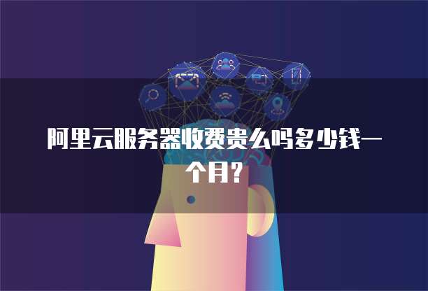 阿里云服务器收费贵么吗多少钱一个月?