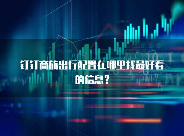 钉钉商旅出行配置在哪里找最好看的信息？