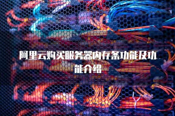 阿里云购买服务器内存条功能及功能介绍